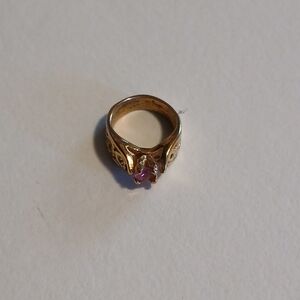 October (substitution) Birthstone Ring Pendant